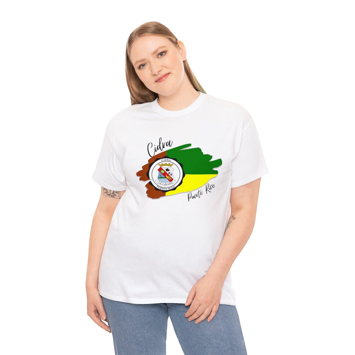 Cidra/ Pueblos de Puerto Rico/ Bandera/ Boricua/Camisas/ T shirt