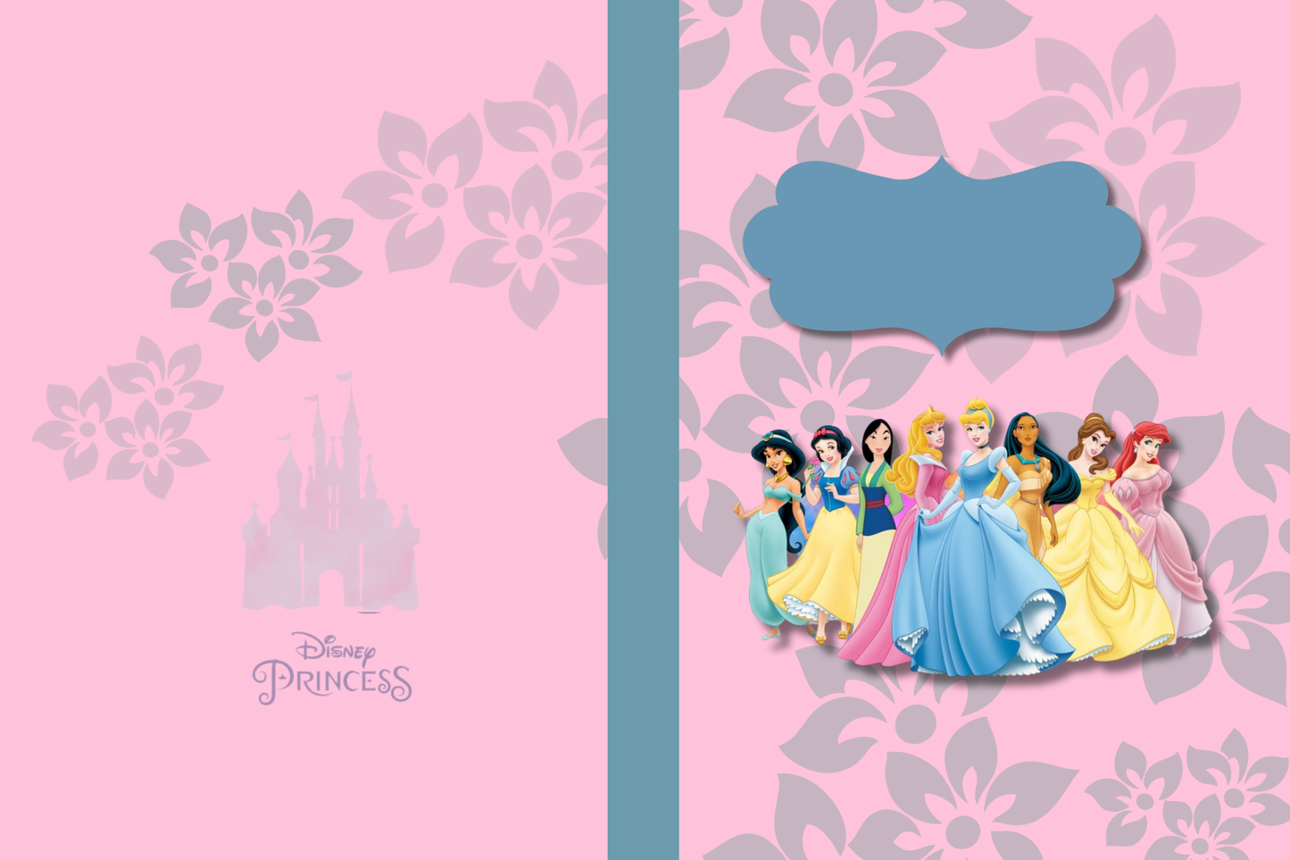 Forros Libretas Princesas