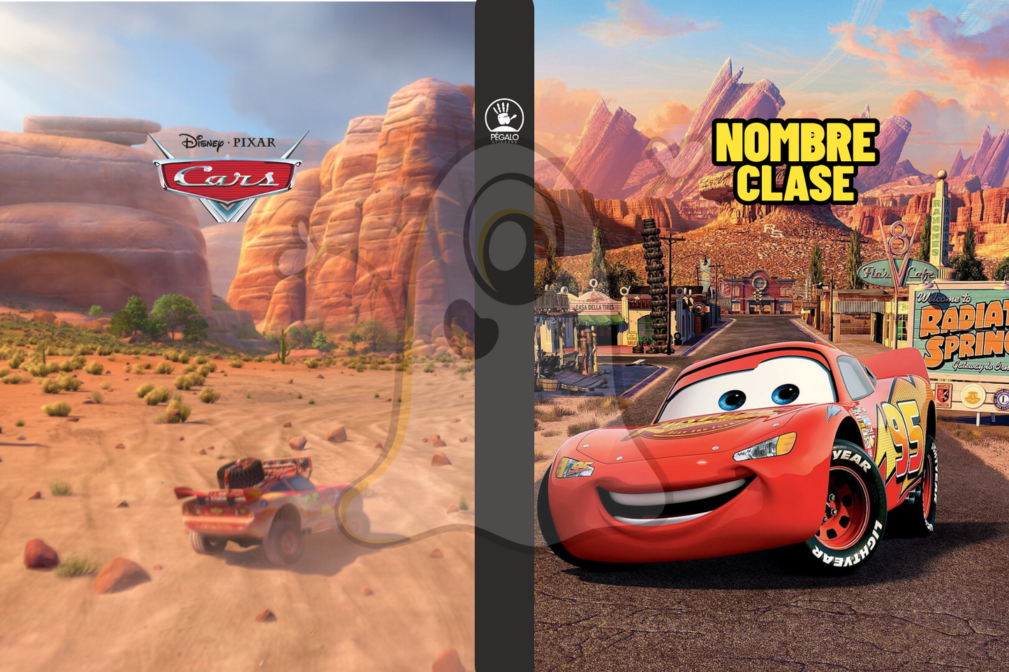 Forros Libretas Cars Disney