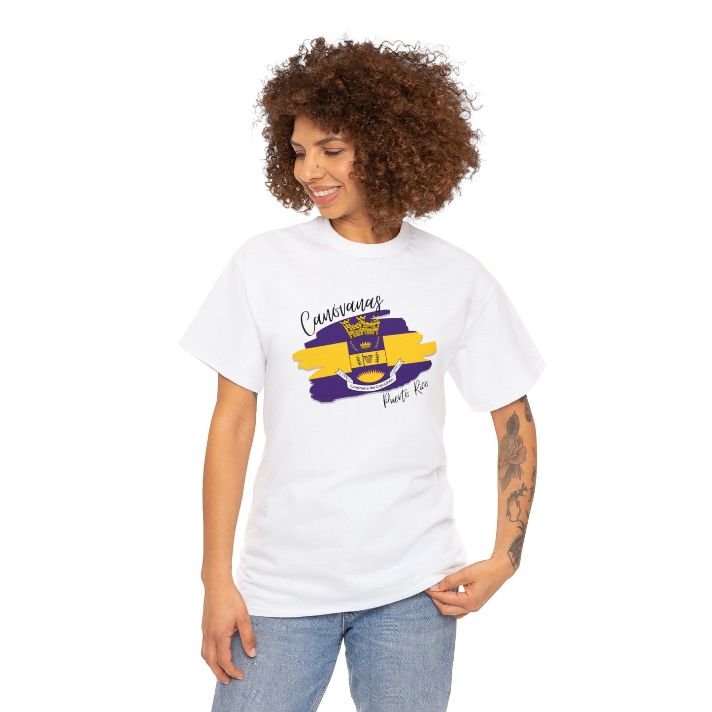 Canóvanas/ Pueblos de Puerto Rico/ Bandera/ Boricua/Camisas/ T shirt