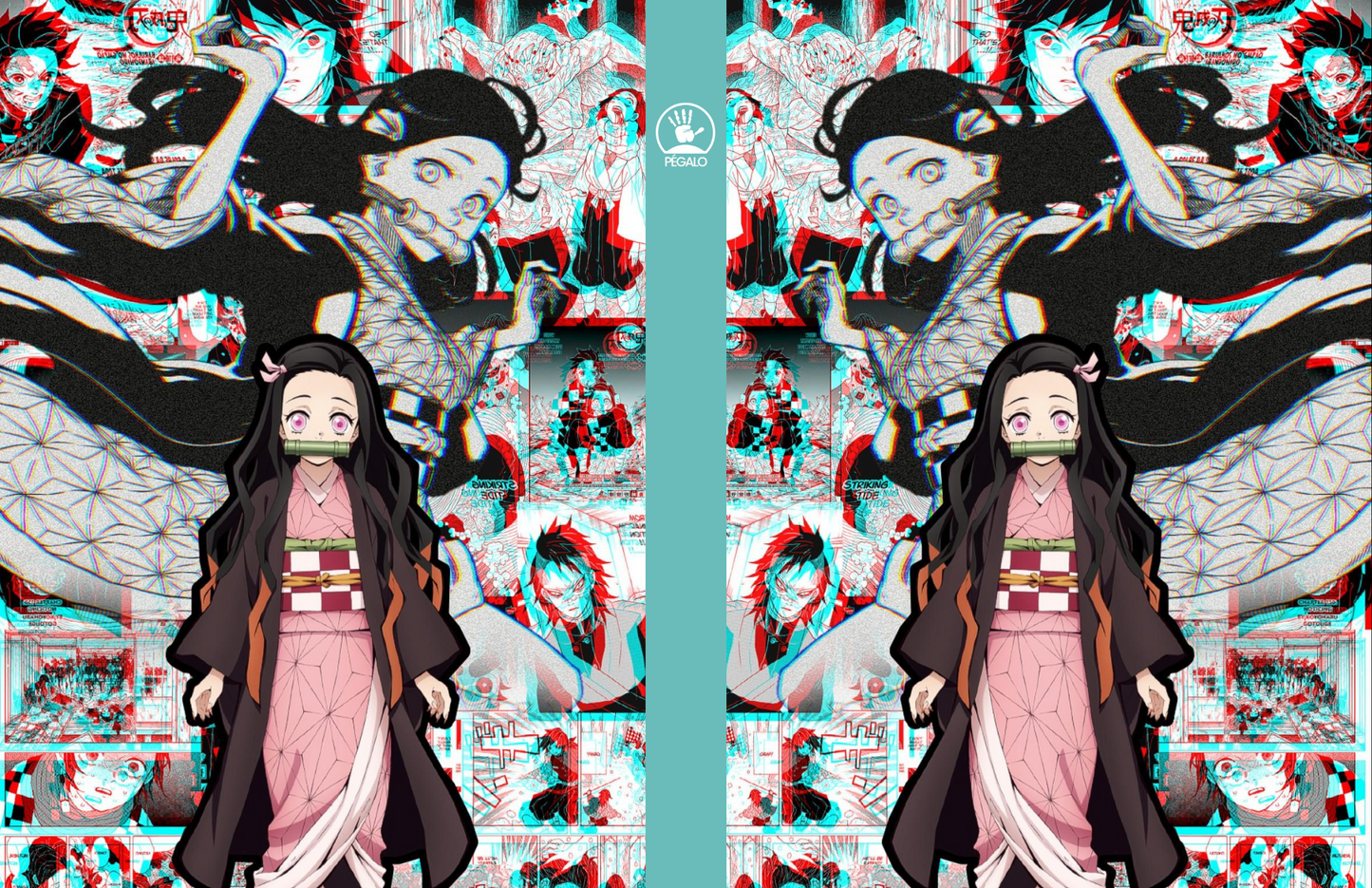 Forros Libretas Demon slayer Girls