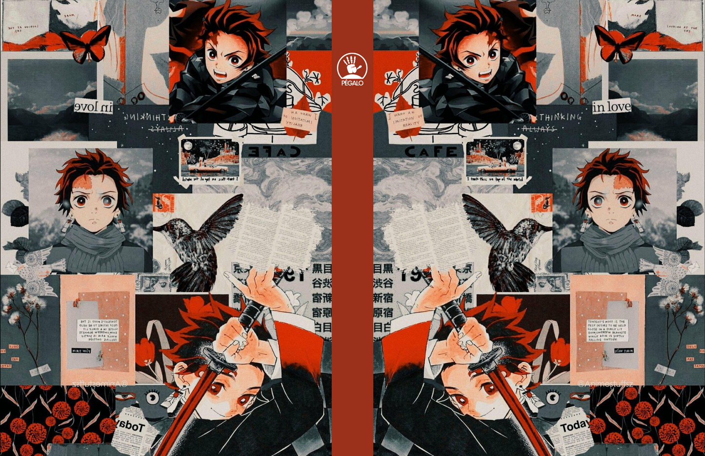 Forros Libretas Demon slayer Girls