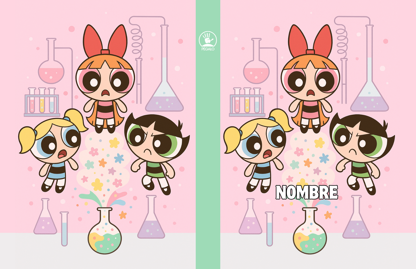 Forros Libretas Power Puff