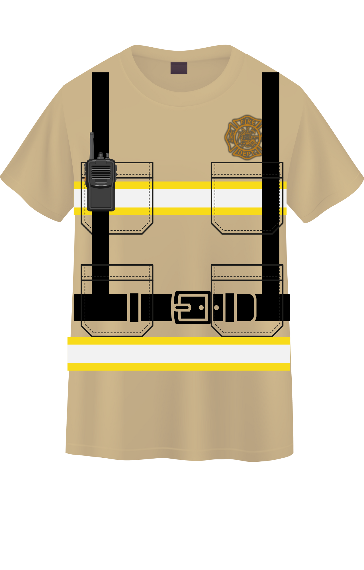 Tshirt Profesiones: Bombero