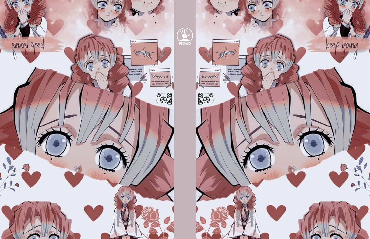Forros Libretas Demon slayer Girls