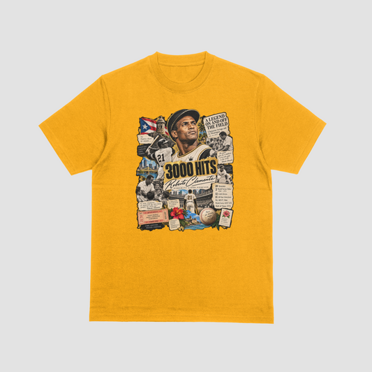 Camisa Roberto Clemente – Collage 3,000 Hits