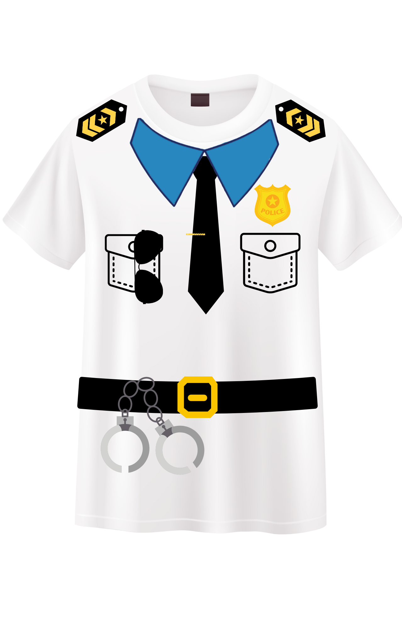 Tshirt Profesiones/Vocaciones: Policía