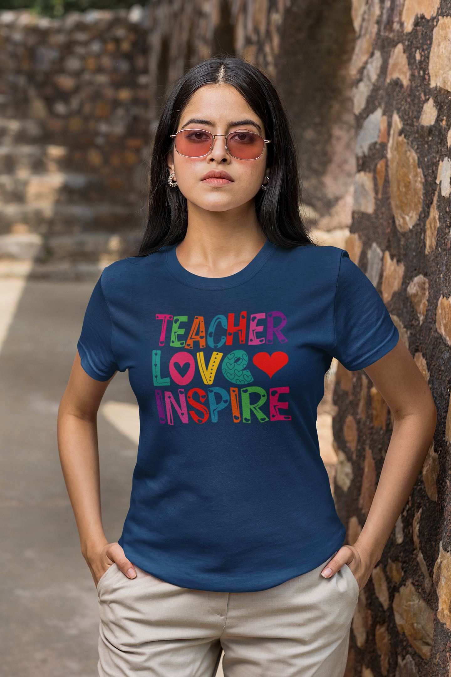 Camisas Maestros Teacher Love Inspire