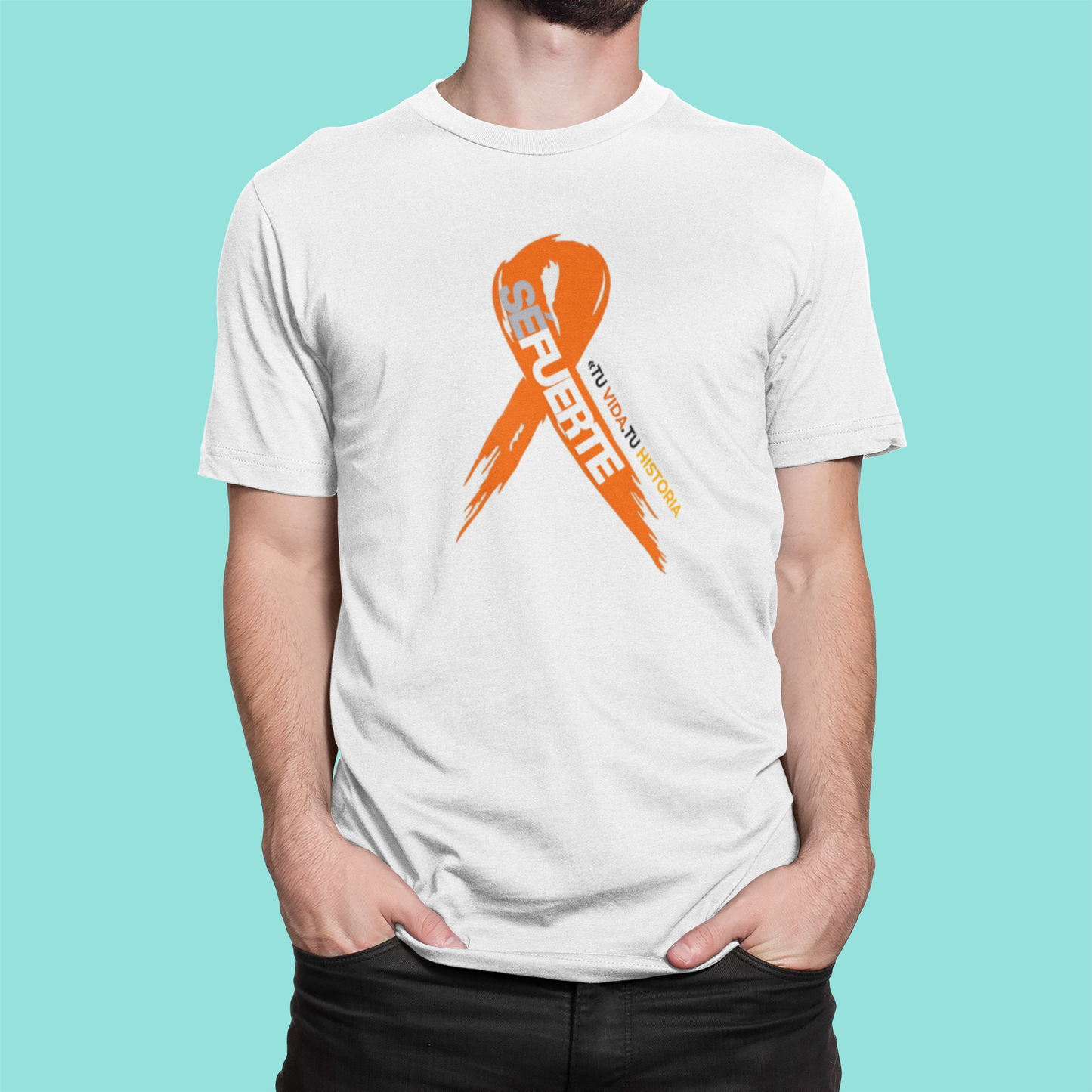 T shirt Dia Prevención del Suicidio "Se Fuerte"