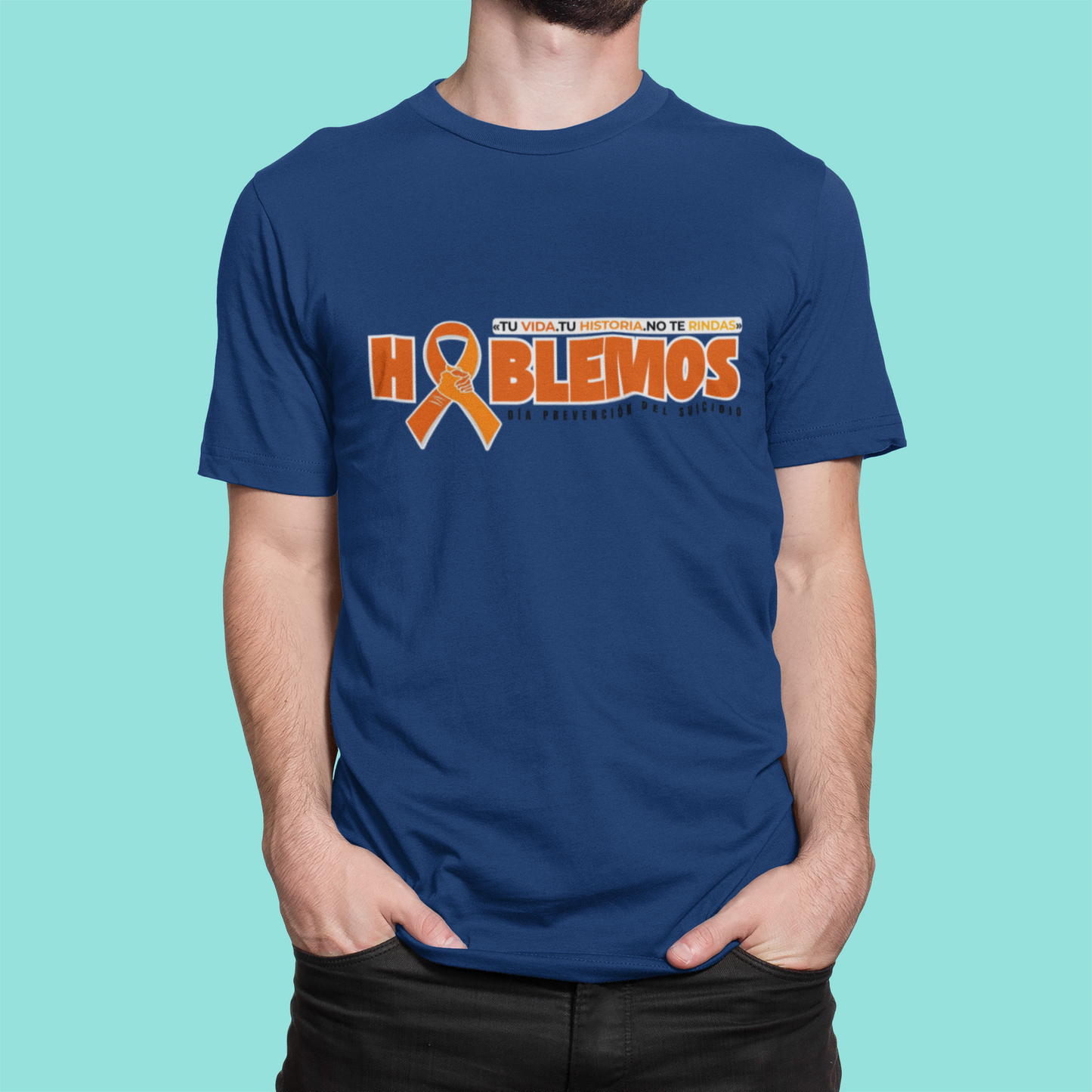 T shirt Dia Prevención del Suicidio "Hablemos"