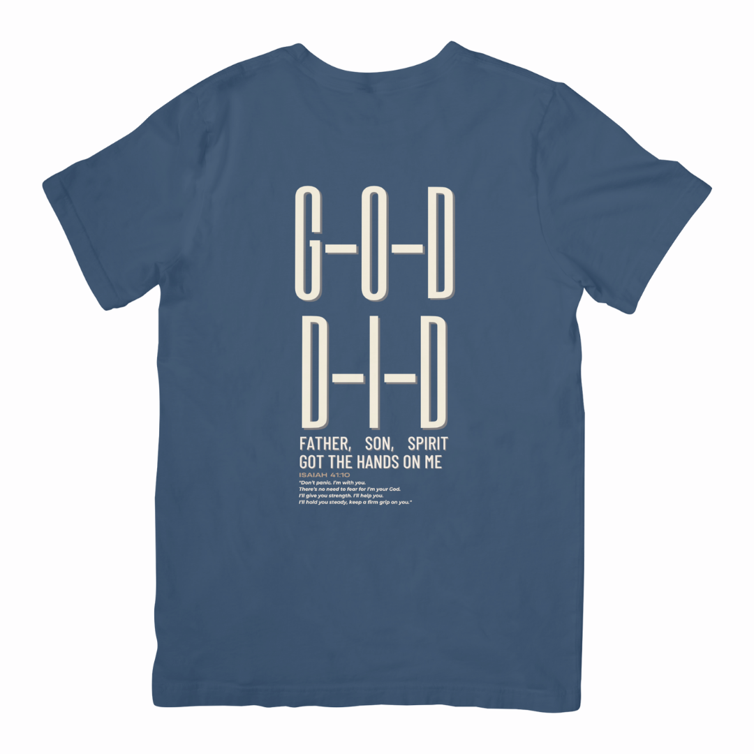 Camisa Cristiana Pégalo: God Did