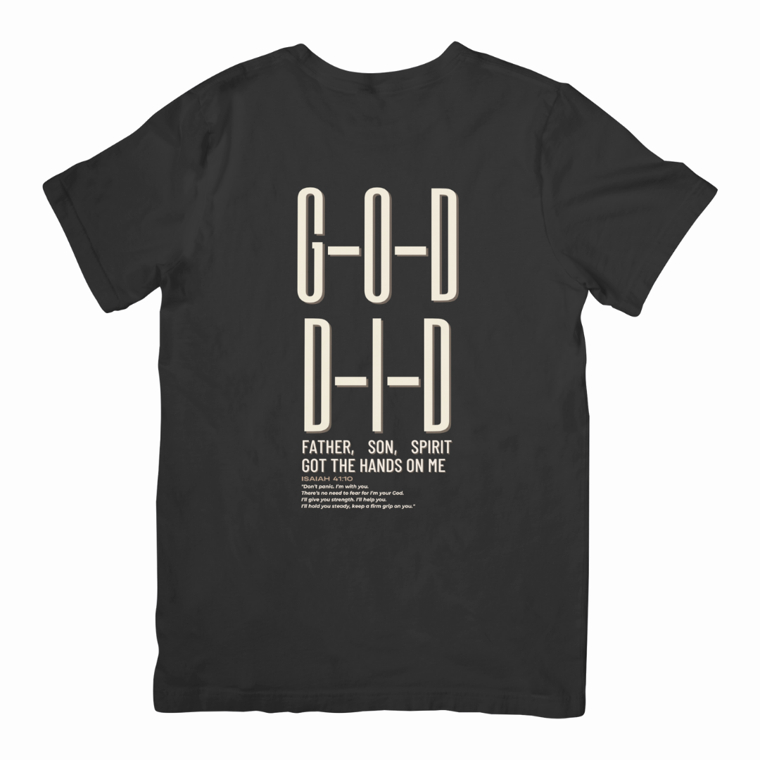 Camisa Cristiana Pégalo: God Did