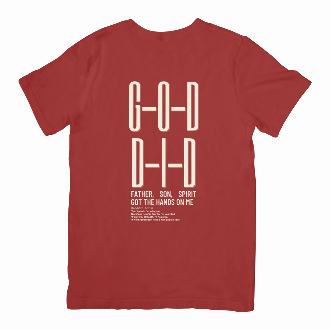 Camisa Cristiana Pégalo: God Did