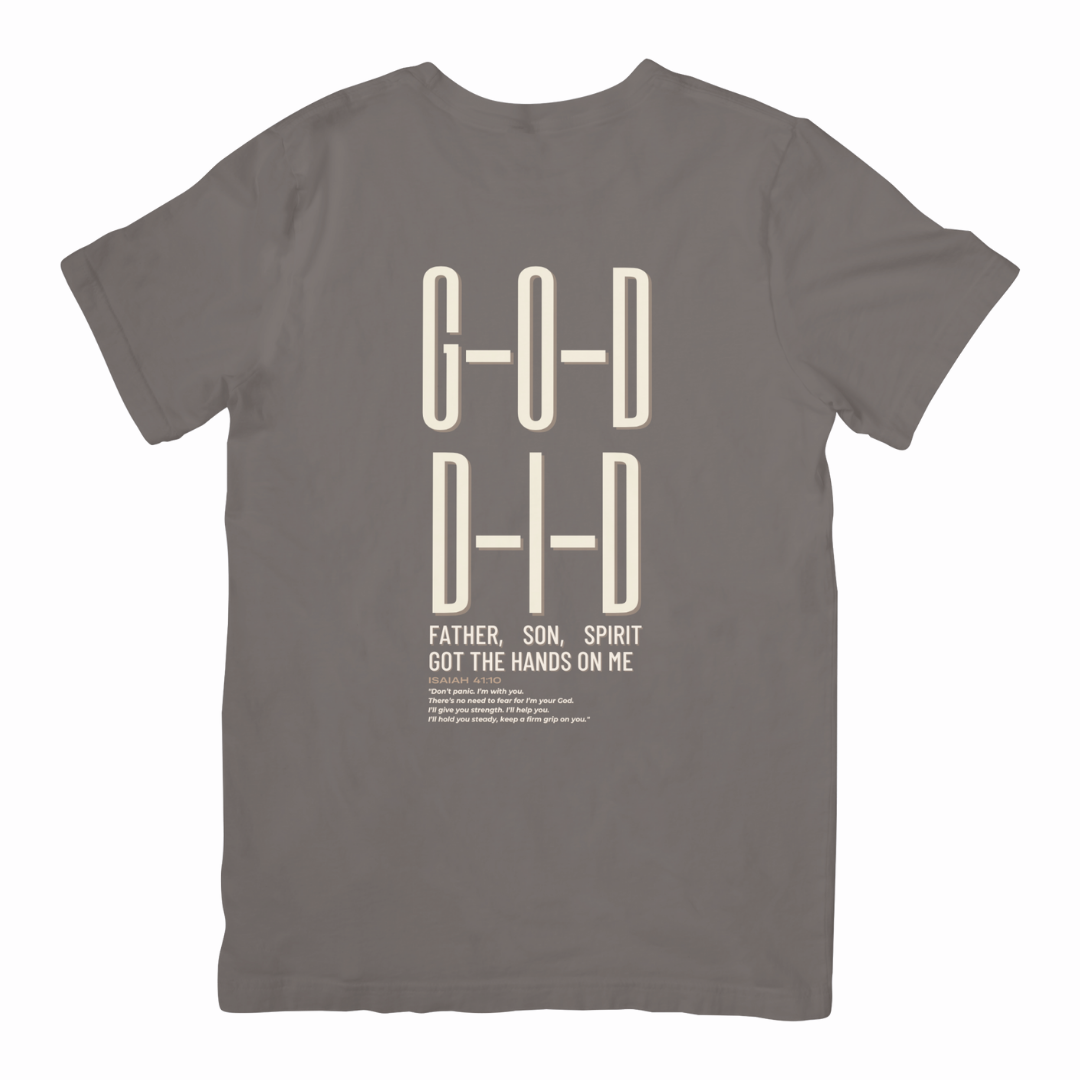 Camisa Cristiana Pégalo: God Did