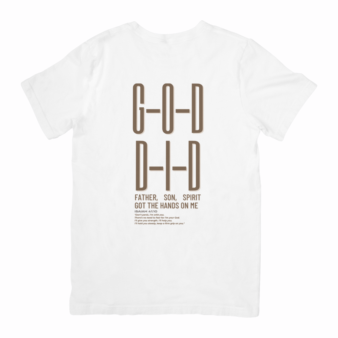 Camisa Cristiana Pégalo: God Did