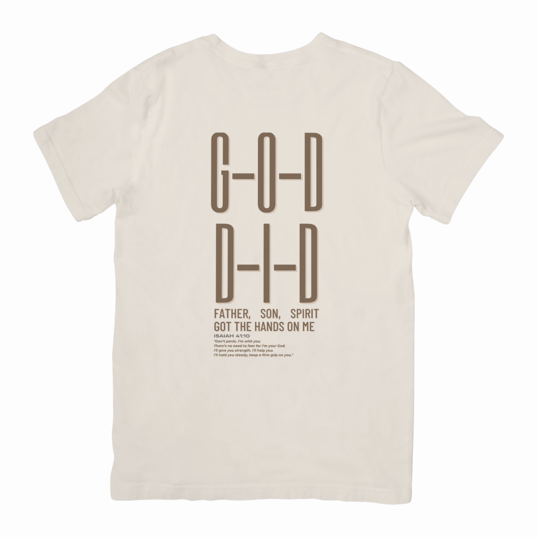 Camisa Cristiana Pégalo: God Did
