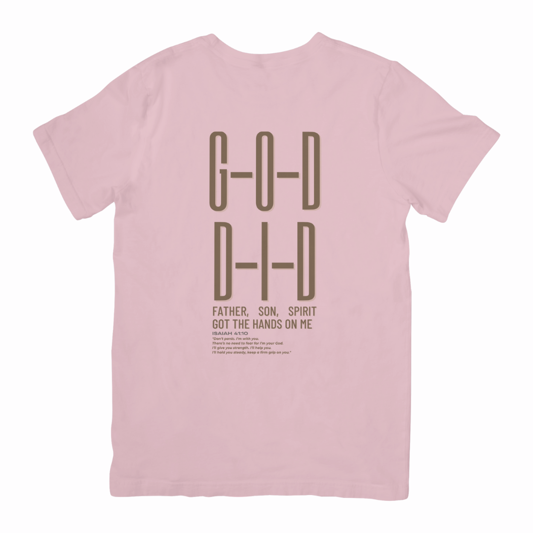 Camisa Cristiana Pégalo: God Did