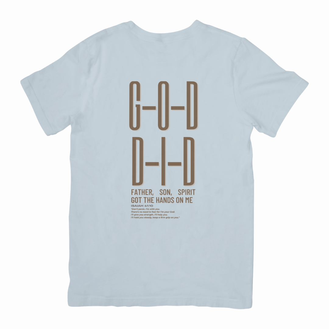 Camisa Cristiana Pégalo: God Did