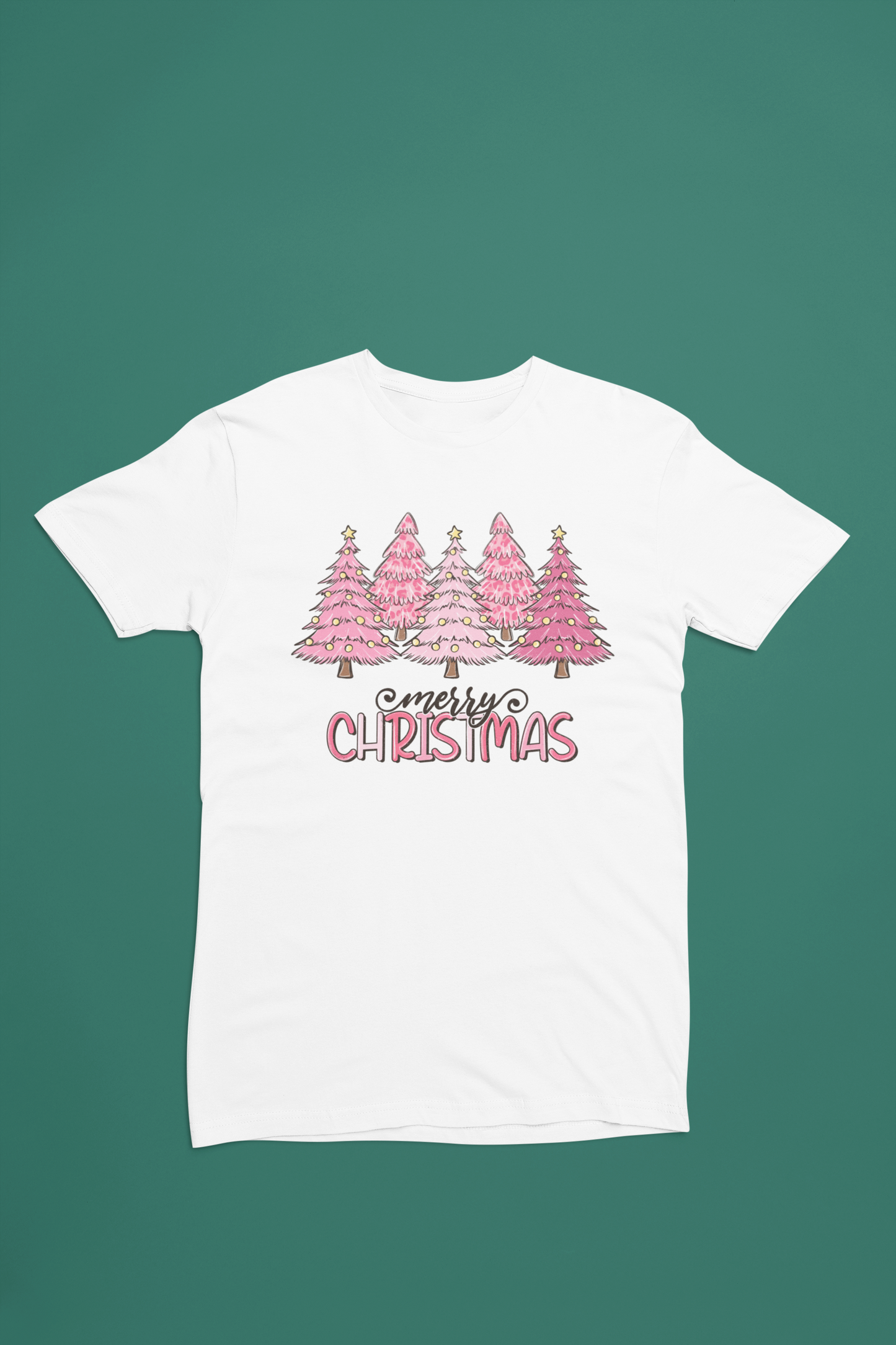 Camisa Original Merry Chritsmas (Navidad Rosa)
