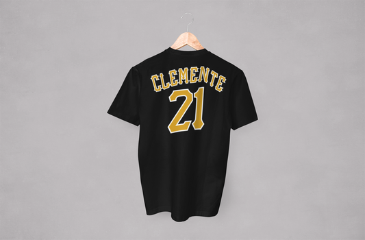 Camisa Roberto Clemente 21 – Pirates | Frente y Espalda