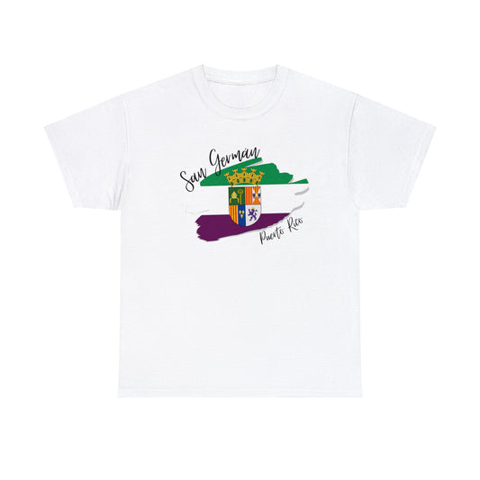 San Germán /Pueblos de Puerto Rico/ Bandera/ Boricua/Camisas/ T shirt