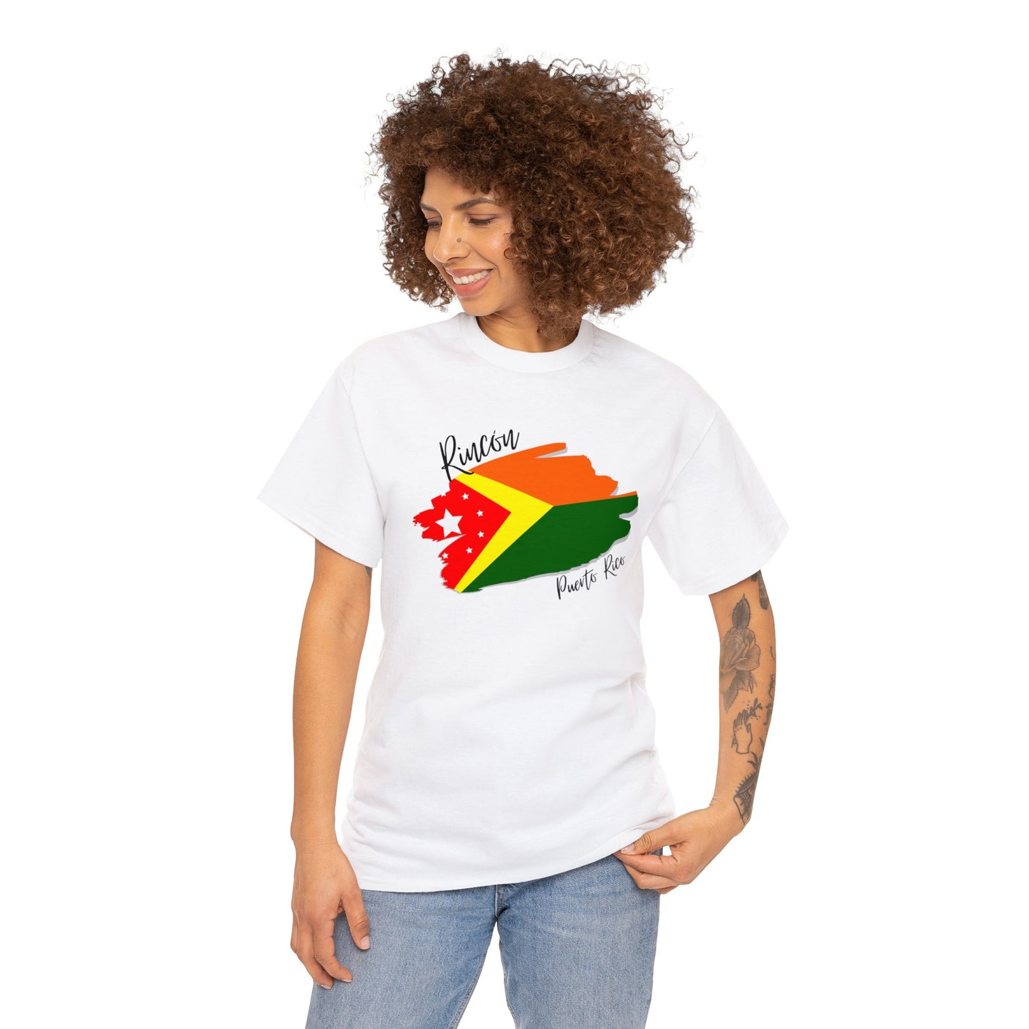 Rincon/ Pueblos de Puerto Rico/ Bandera/ Boricua/Camisas/ T shirt