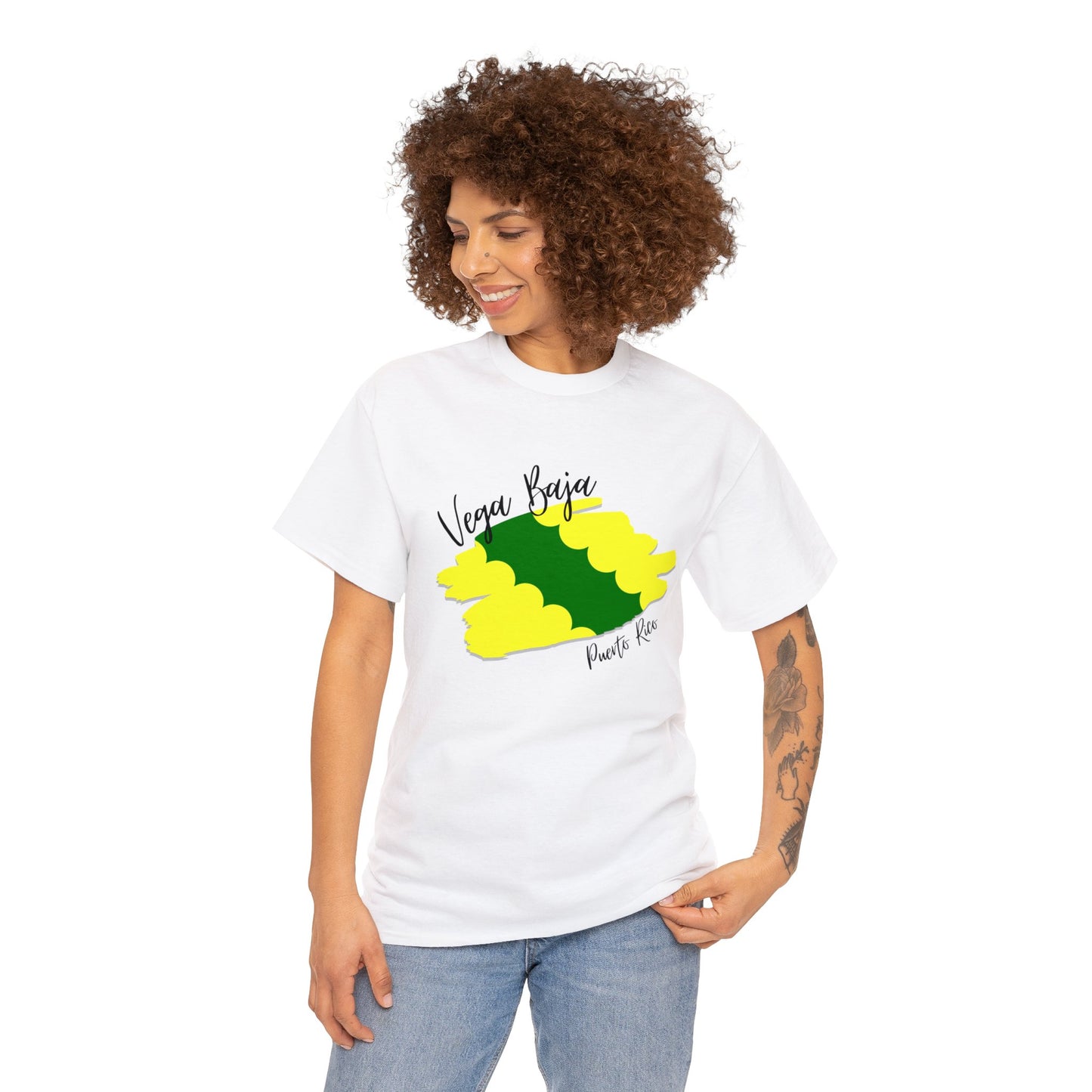 Vega Baja /Pueblos de Puerto Rico/ Bandera/ Boricua/Camisas/ T shirt