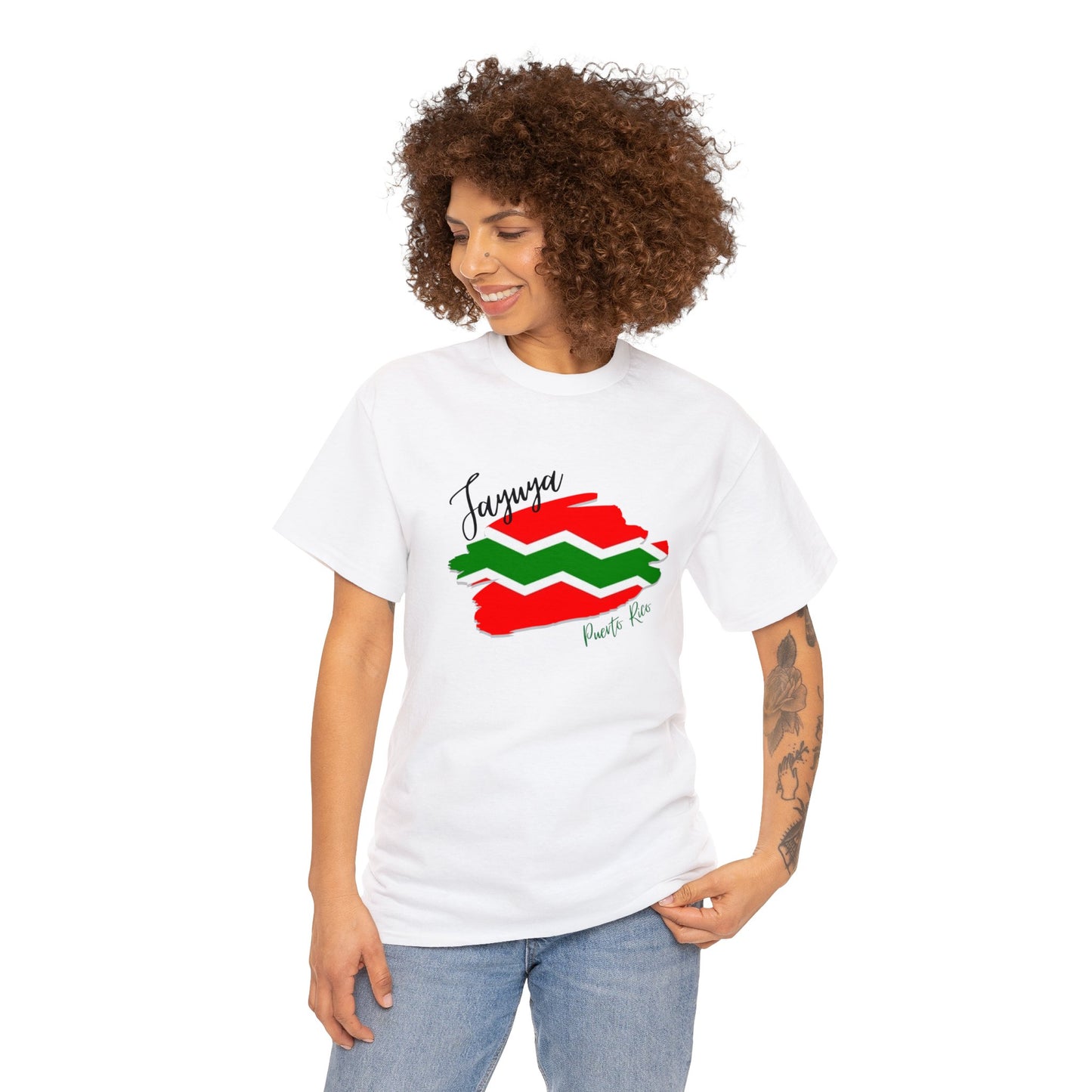 Jayuya/Pueblos de Puerto Rico/ Bandera/ Boricua/Camisas/ T shirt