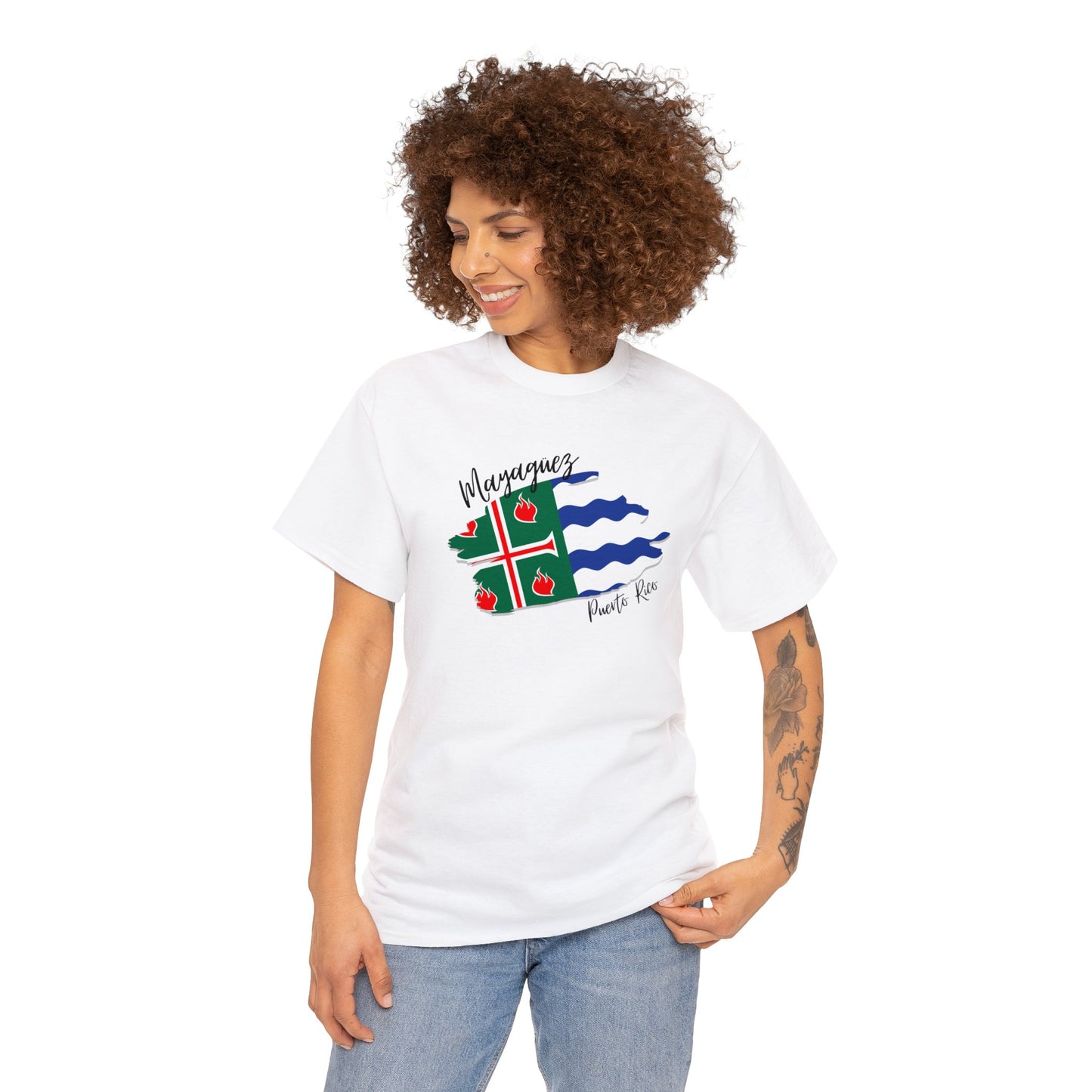 Mayaguez/Pueblos de Puerto Rico/ Bandera/ Boricua/Camisas/ T shirt