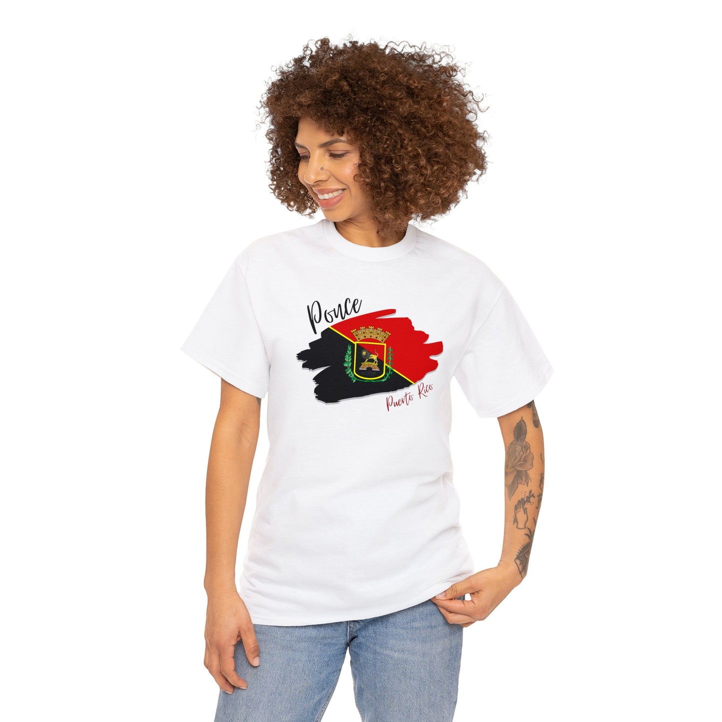 Ponce/ Pueblos de Puerto Rico/ Bandera/ Boricua/Camisas/ T shirt