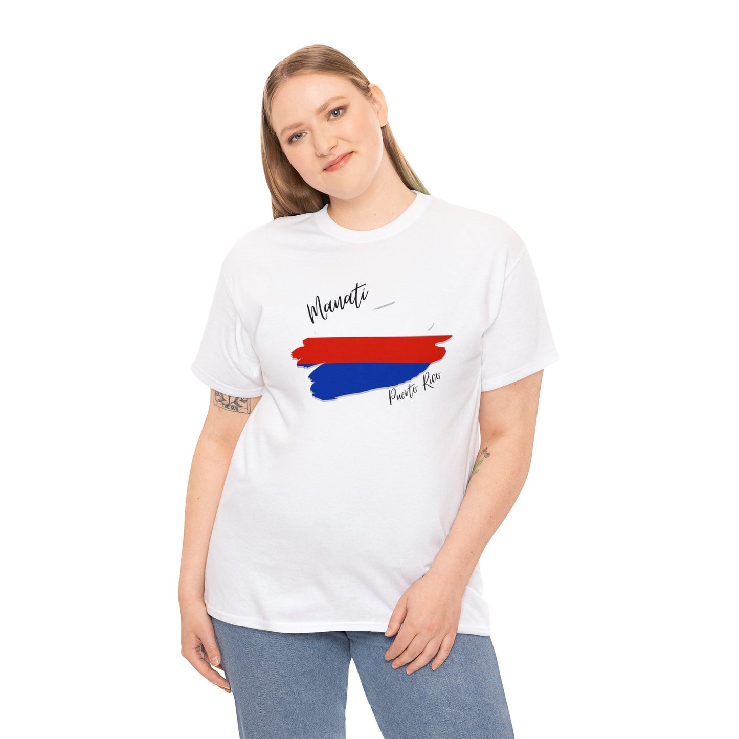 Manatí/ Pueblos de Puerto Rico/ Bandera/ Boricua/Camisas/ T shirt