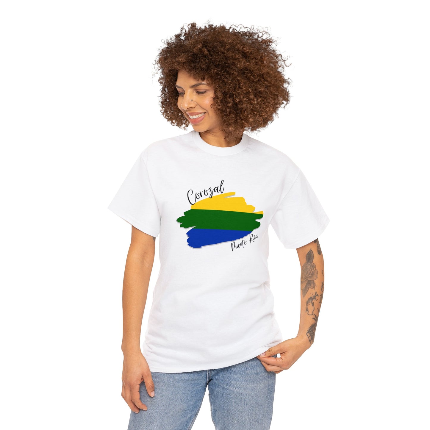 Corozal/ Pueblos de Puerto Rico/ Bandera/ Boricua/Camisas/ T shirt