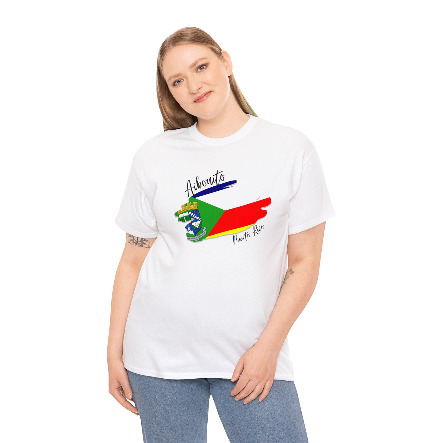 Aibonito/ Pueblos de Puerto Rico/ Bandera/ Boricua/Camisas/ T shirt