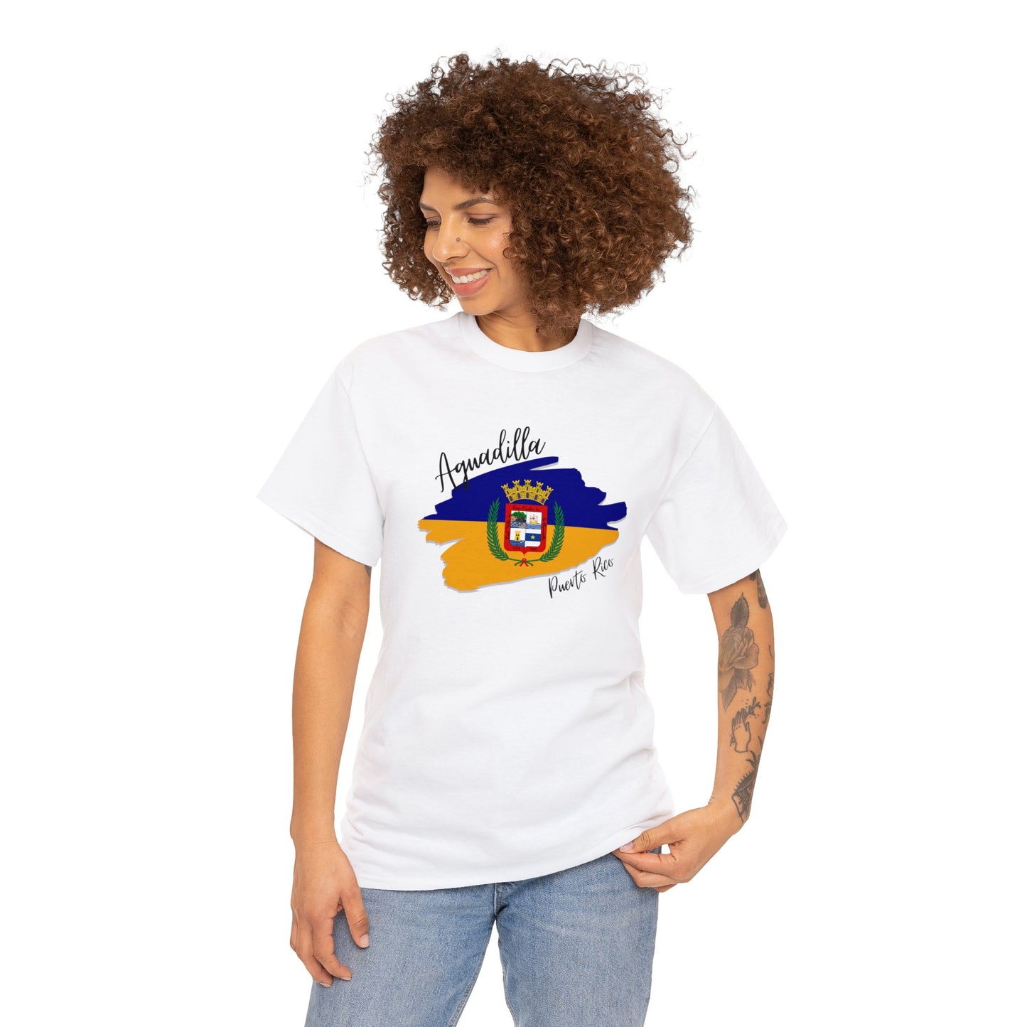 Aguadilla/ Pueblos de Puerto Rico/ Bandera/ Boricua/Camisas/ T shirt