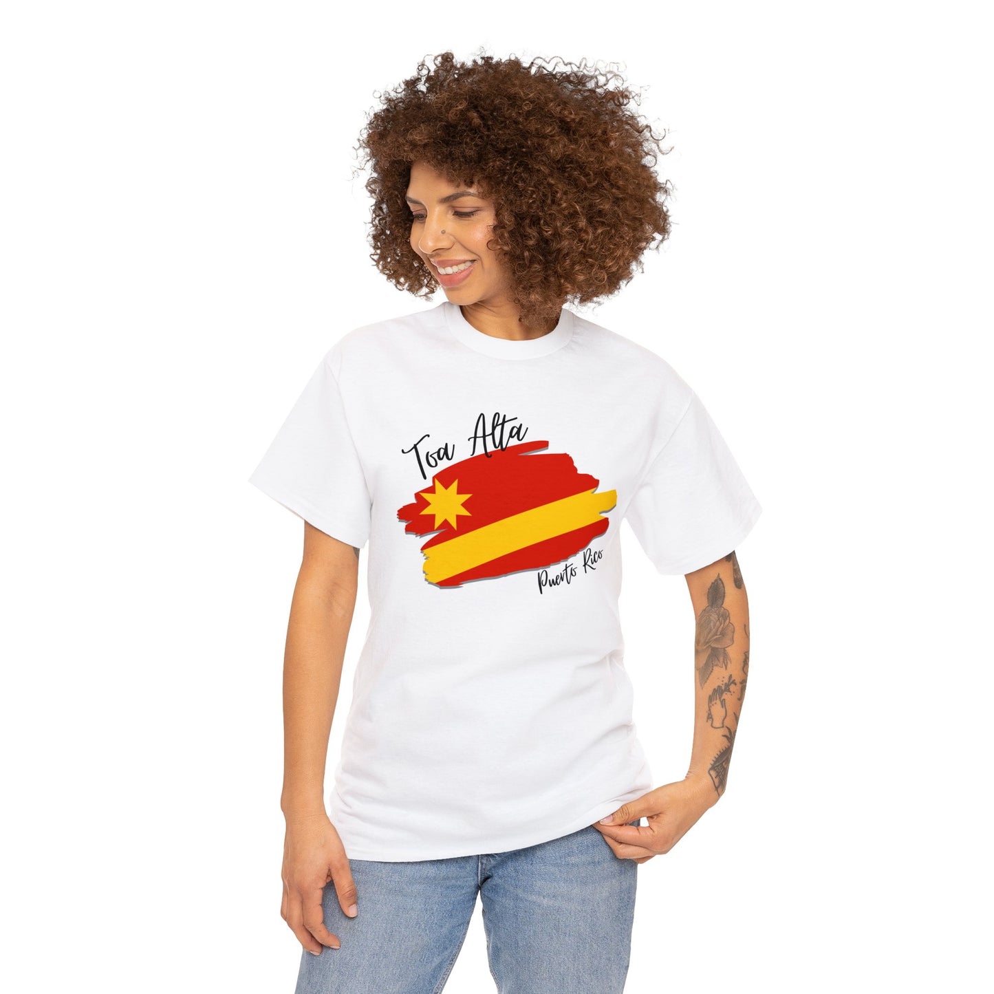 Toa Alta/ Pueblos de Puerto Rico/ Bandera/ Boricua/Camisas/ T shirt