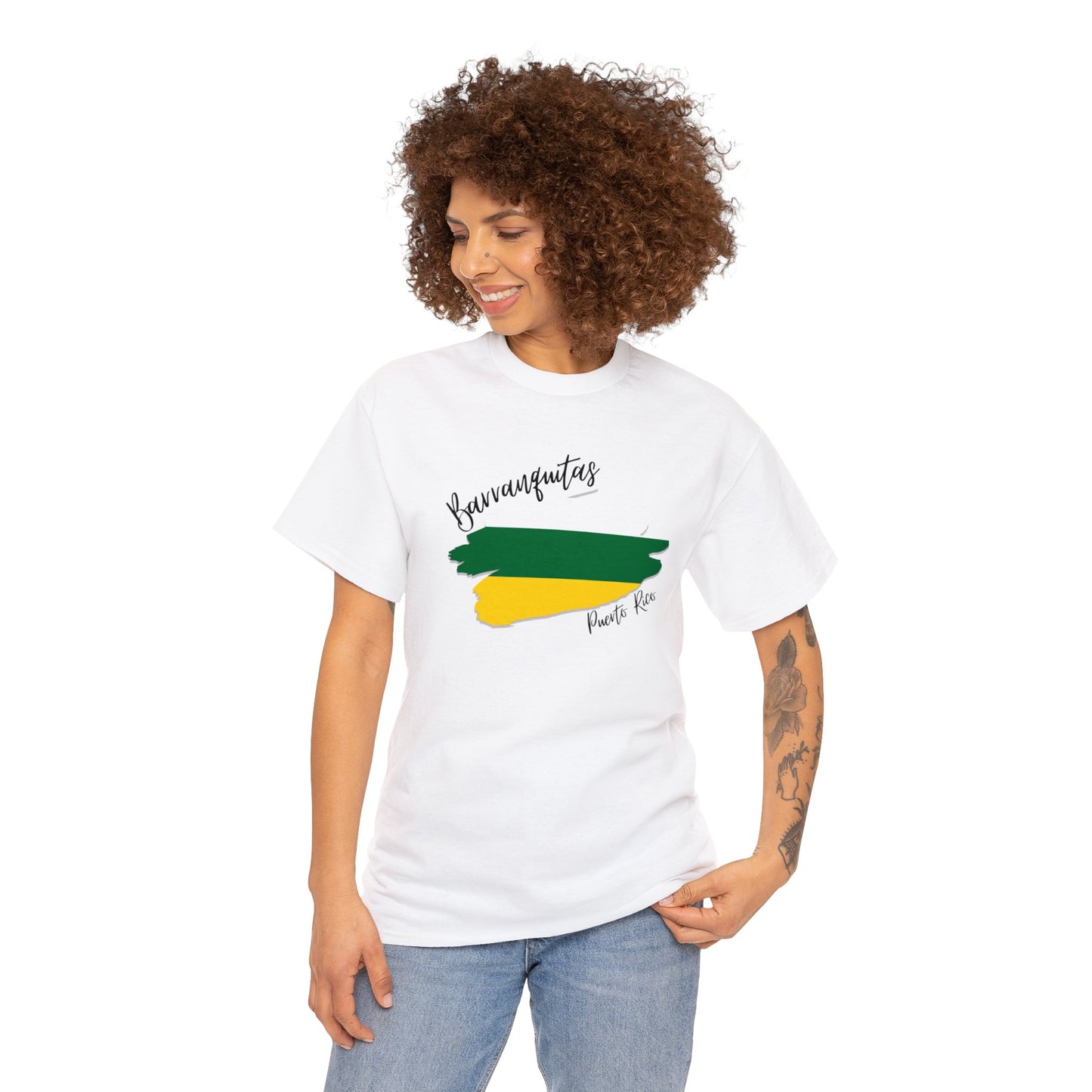 Barranquitas/ Pueblos de Puerto Rico/ Bandera/ Boricua/Camisas/ T shirt