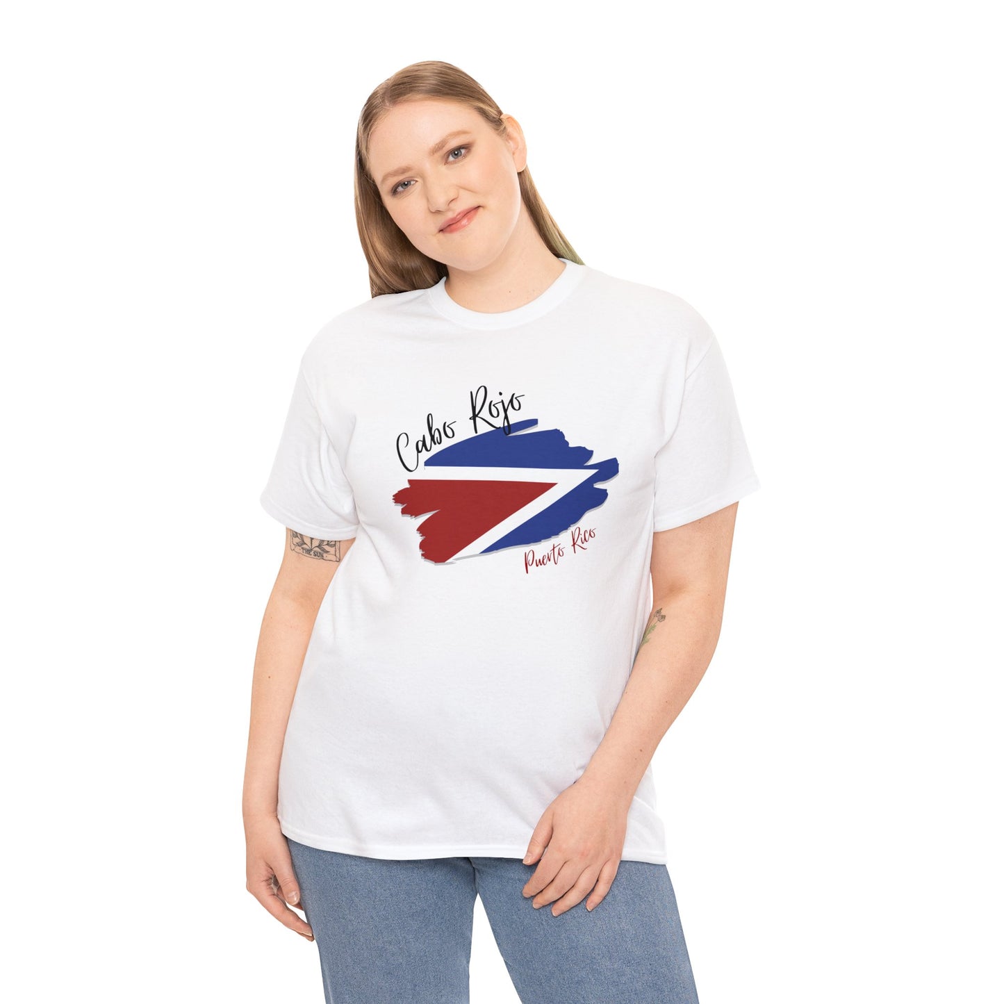 Cabo Rojo/ Pueblos de Puerto Rico/ Bandera/ Boricua/Camisas/ T shirt