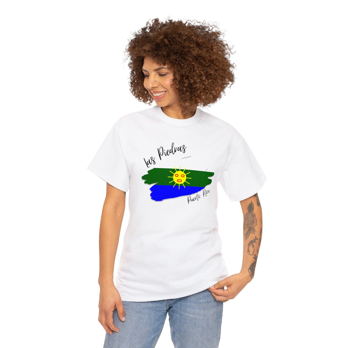 Las Piedras/ Pueblos de Puerto Rico/ Bandera/ Boricua/Camisas/ T shirt