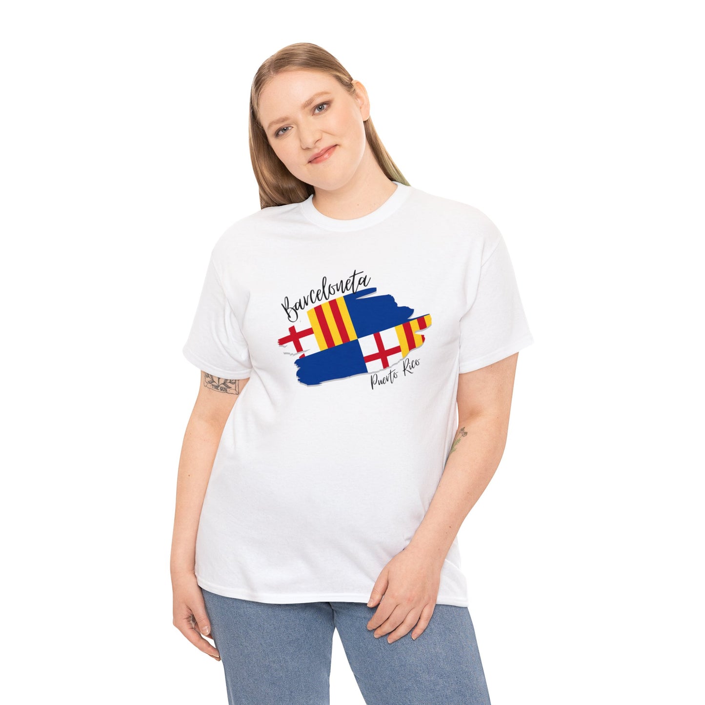 Barceloneta/ Pueblos de Puerto Rico/ Bandera/ Boricua/Camisas/ T shirt