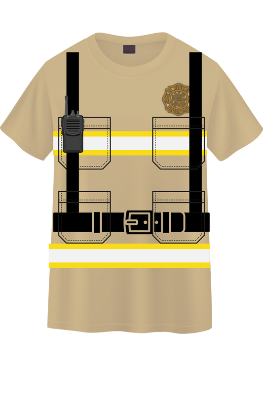 Tshirt Profesiones: Bombero