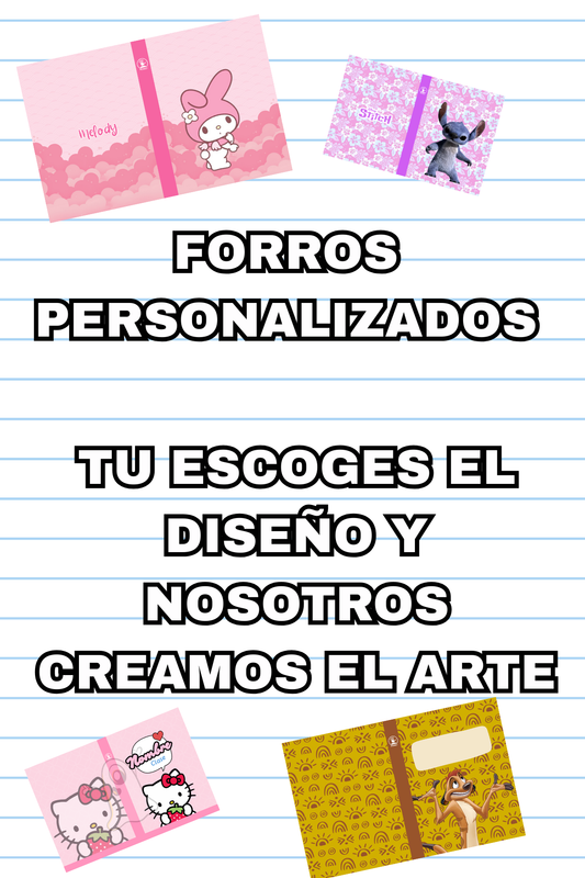 Personaliza tu forro - Lee la descripción