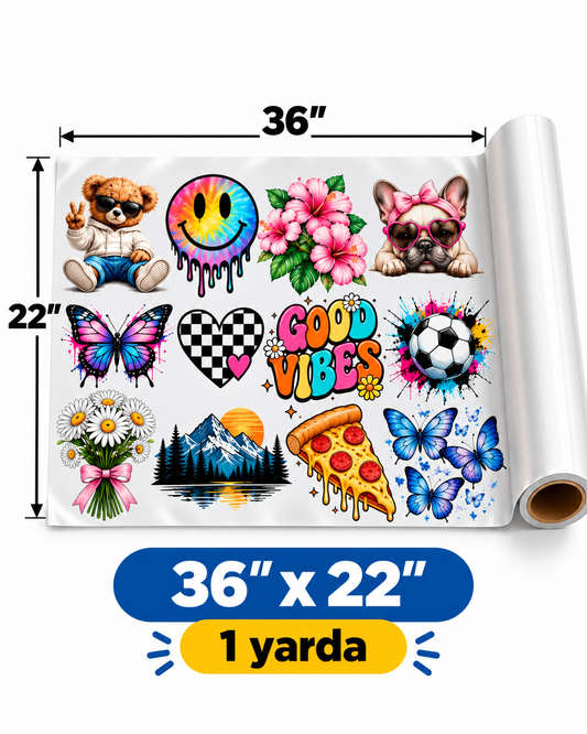 Yarda DTF personalizada – Crea o sube tu diseño