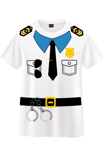 Tshirt Profesiones/Vocaciones: Policía