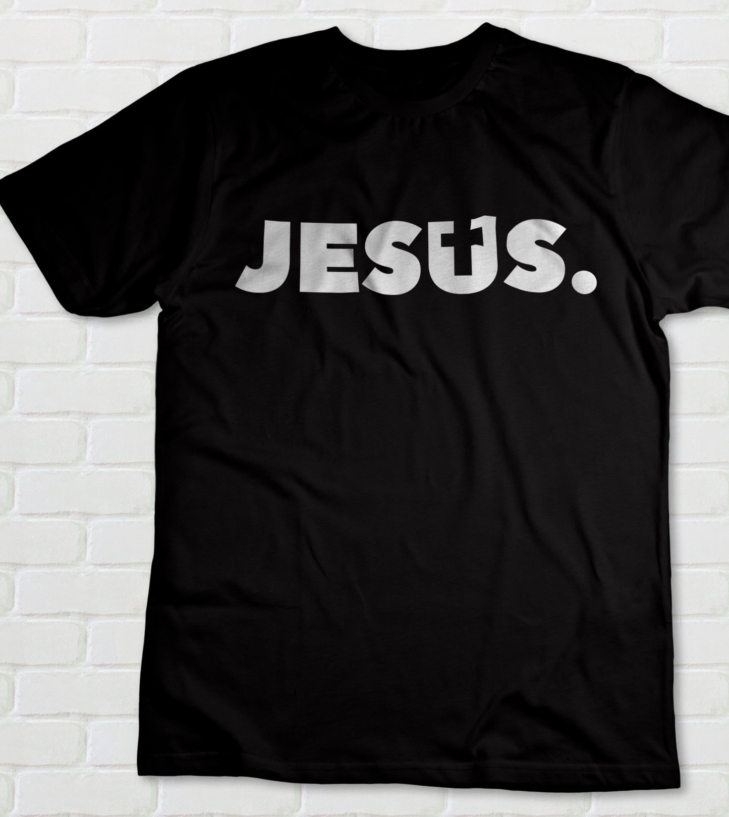 Camisa Cristiana Jesús Nombre Cruz