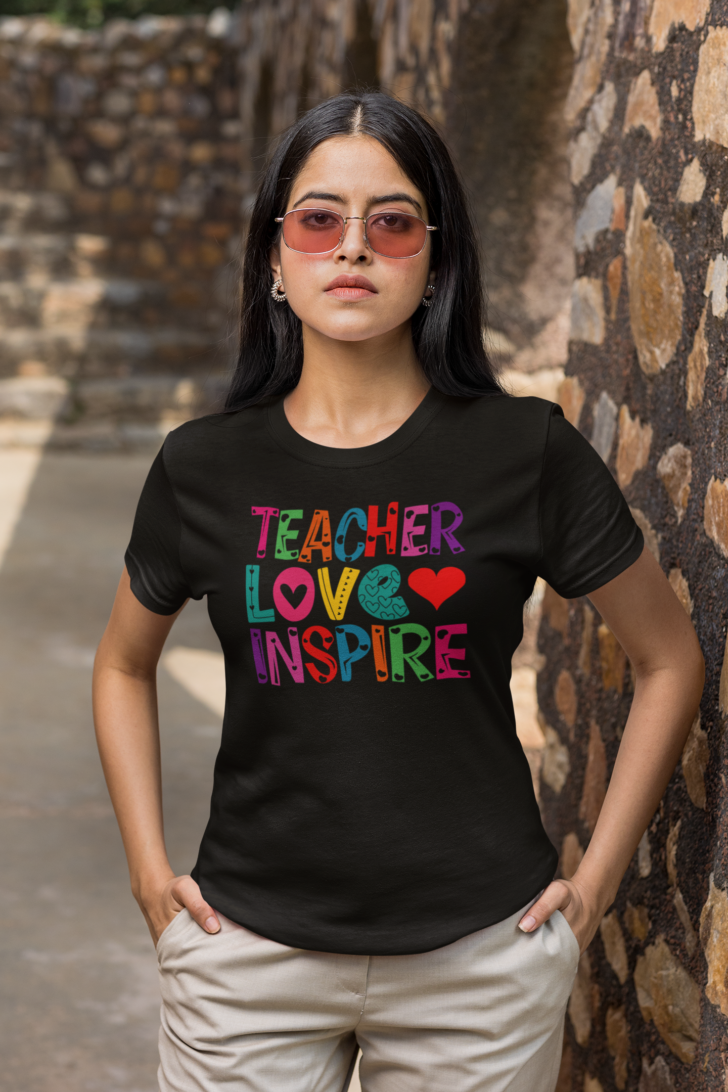 Camisas Maestros Teacher Love Inspire