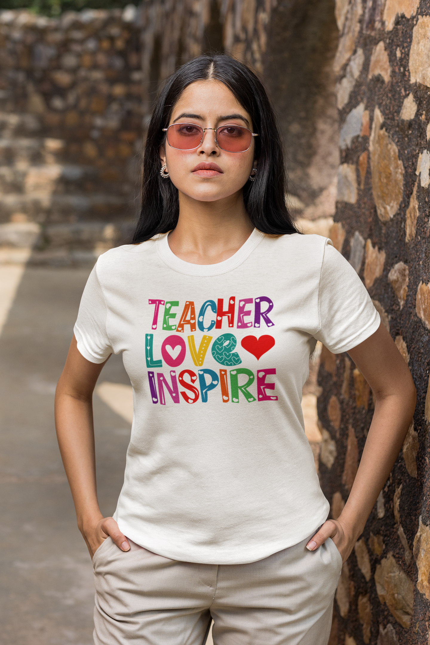 Camisas Maestros Teacher Love Inspire