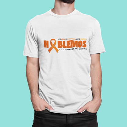 T shirt Dia Prevención del Suicidio "Hablemos"