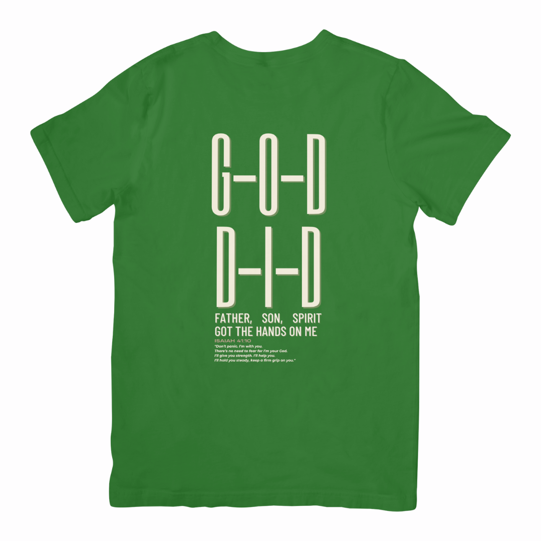 Camisa Cristiana Pégalo: God Did