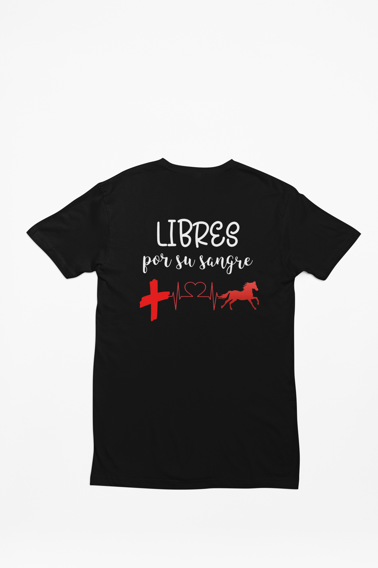 Camisa Cristiana Libres Por Su sangre Cabalgata