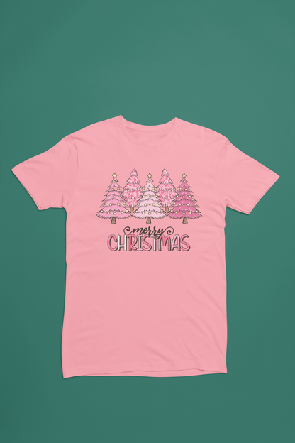 Camisa Original Merry Chritsmas (Navidad Rosa)